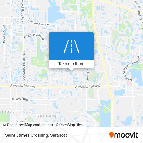 Mapa de Saint James Crossing