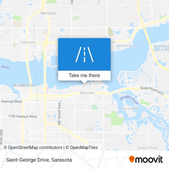Saint George Drive map