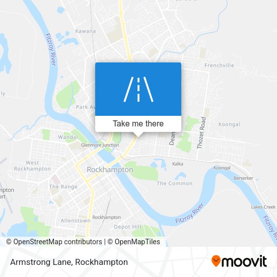 Armstrong Lane map