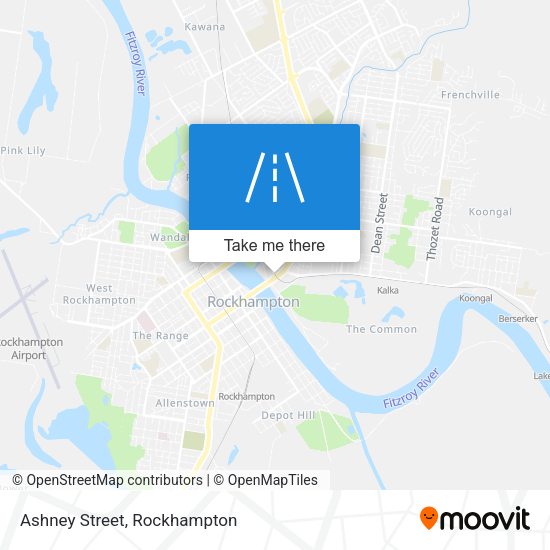 Ashney Street map