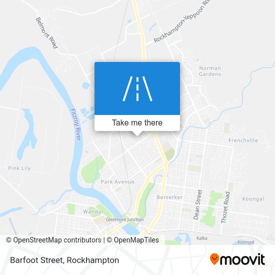 Barfoot Street map