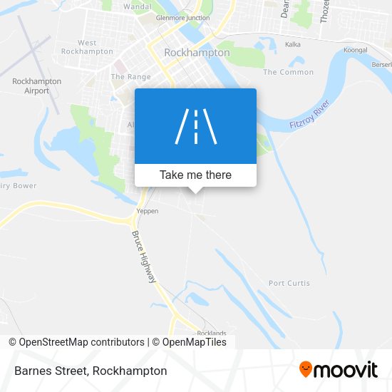 Barnes Street map