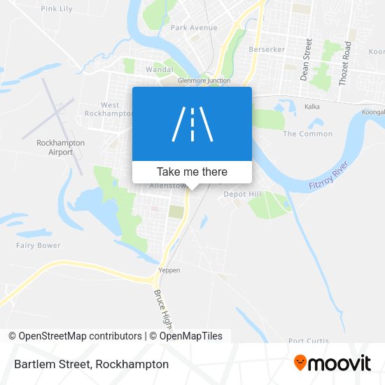 Bartlem Street map