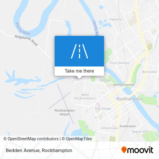 Bedden Avenue map