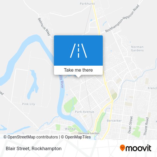 Blair Street map
