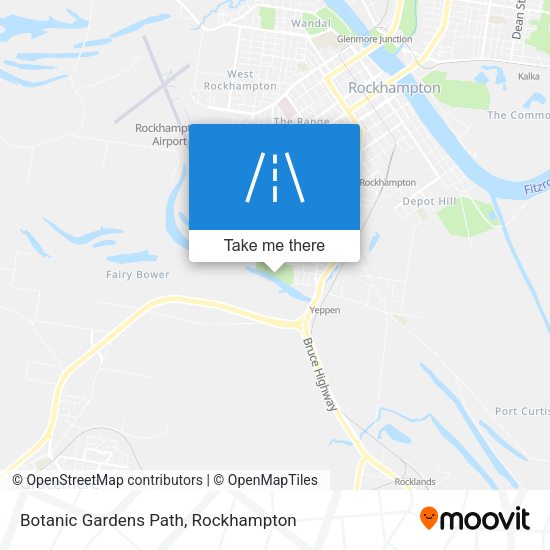 Botanic Gardens Path map