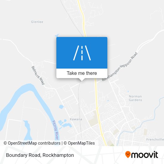 Boundary Road map