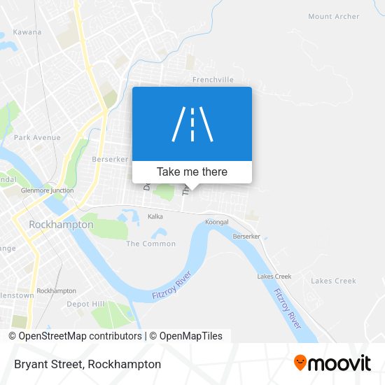 Bryant Street map