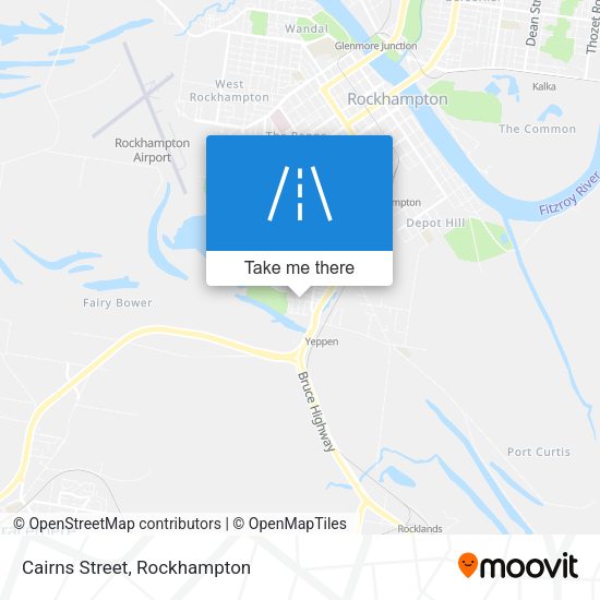 Cairns Street map