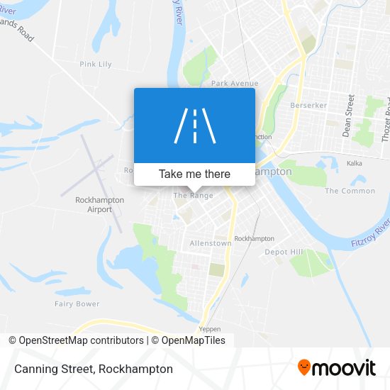 Canning Street map