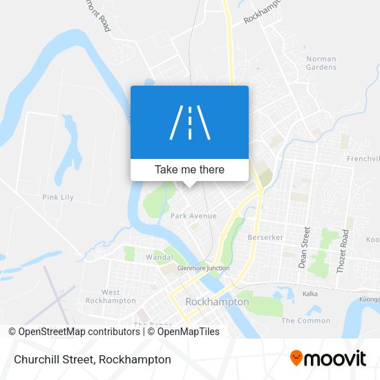 Churchill Street map