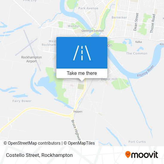Costello Street map