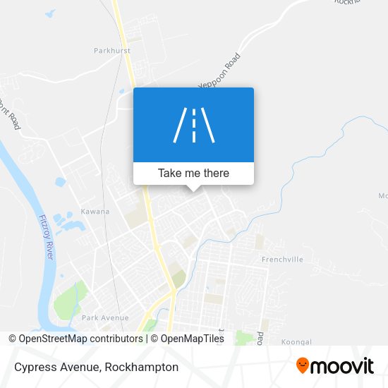 Cypress Avenue map