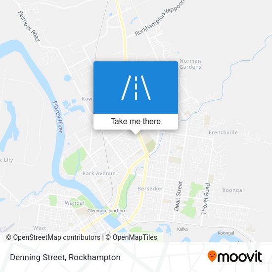 Denning Street map