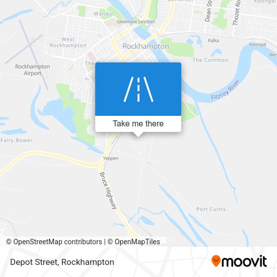 Depot Street map