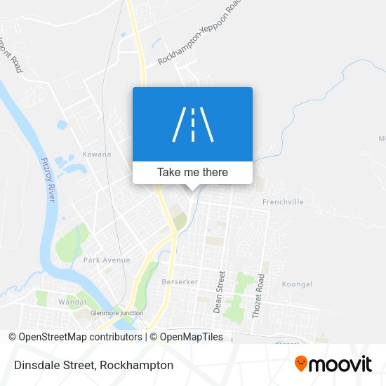 Dinsdale Street map