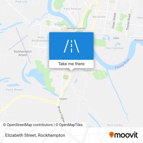 Elizabeth Street map