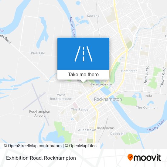 Exhibition Road map