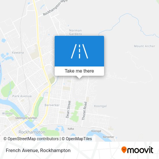 French Avenue map