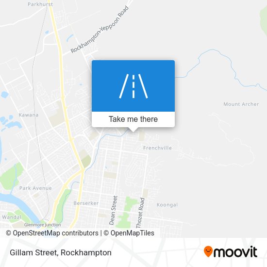 Gillam Street map