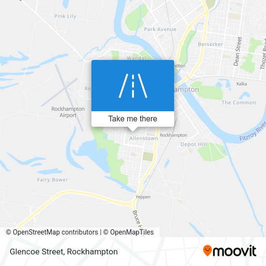 Glencoe Street map
