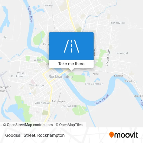 Mapa Goodsall Street