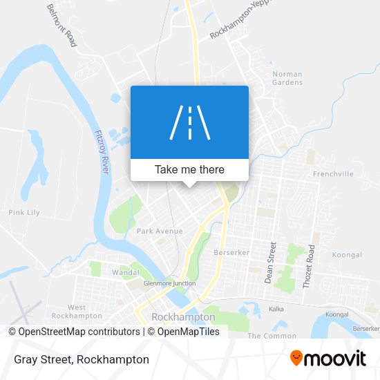 Gray Street map