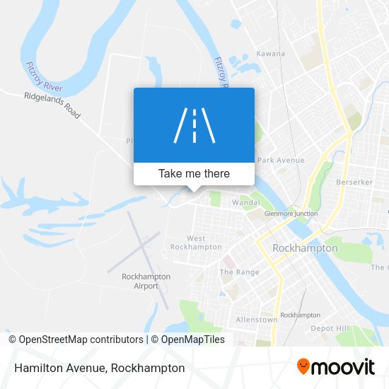 Hamilton Avenue map