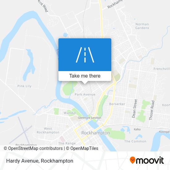 Hardy Avenue map