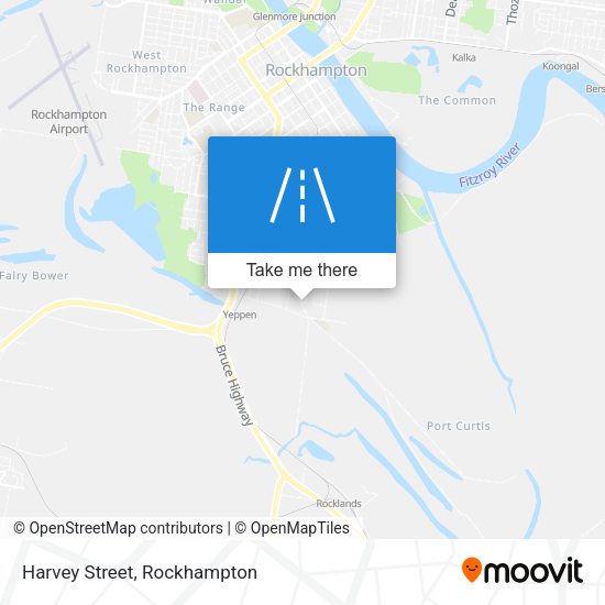 Harvey Street map
