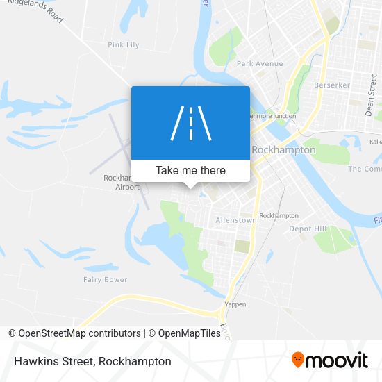 Hawkins Street map