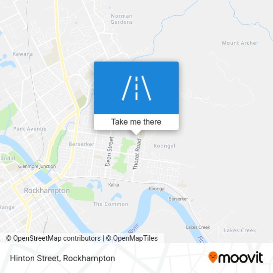Hinton Street map