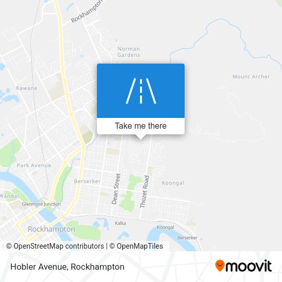 Hobler Avenue map
