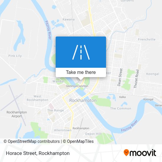 Horace Street map