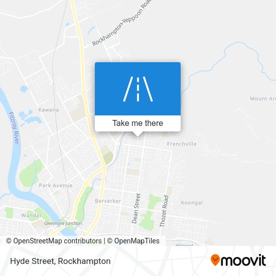 Hyde Street map