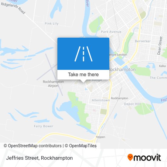 Jeffries Street map
