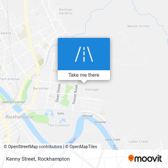 Kenny Street map