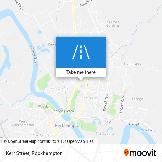 Kerr Street map