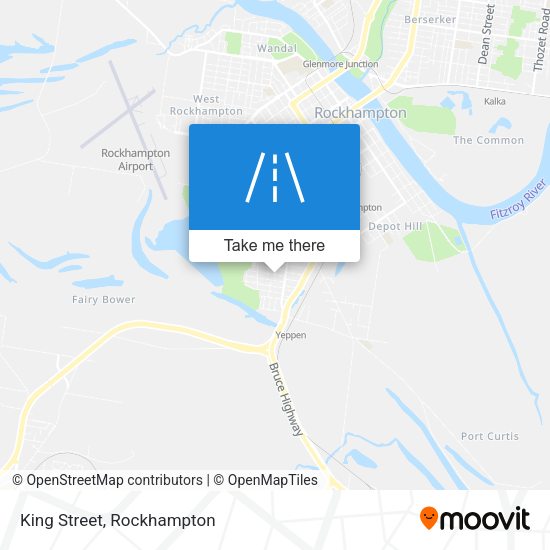 King Street map