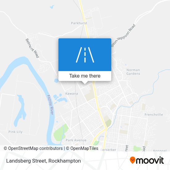 Landsberg Street map