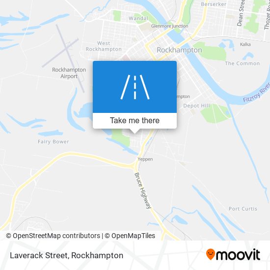 Laverack Street map