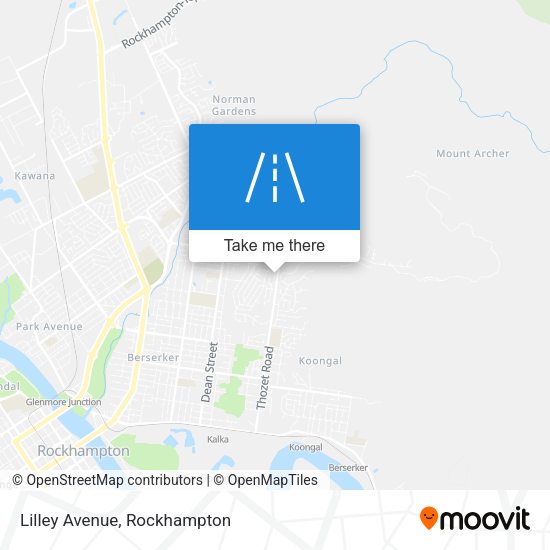 Lilley Avenue map