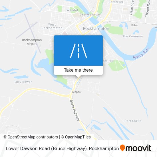 Lower Dawson Road (Bruce Highway) map