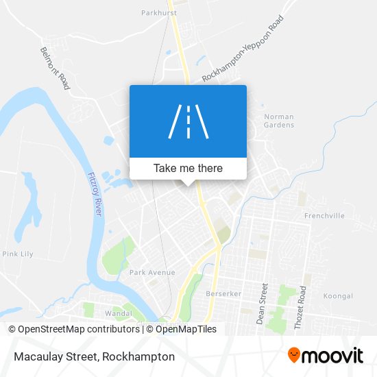 Macaulay Street map