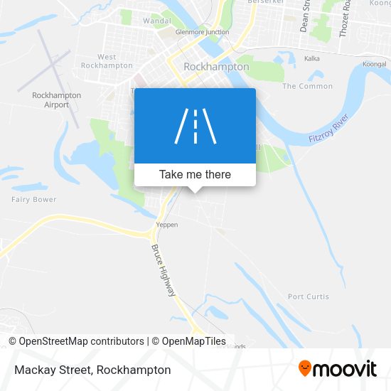 Mackay Street map