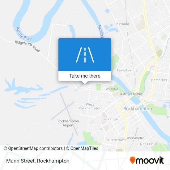 Mann Street map