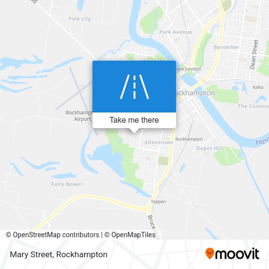 Mary Street map