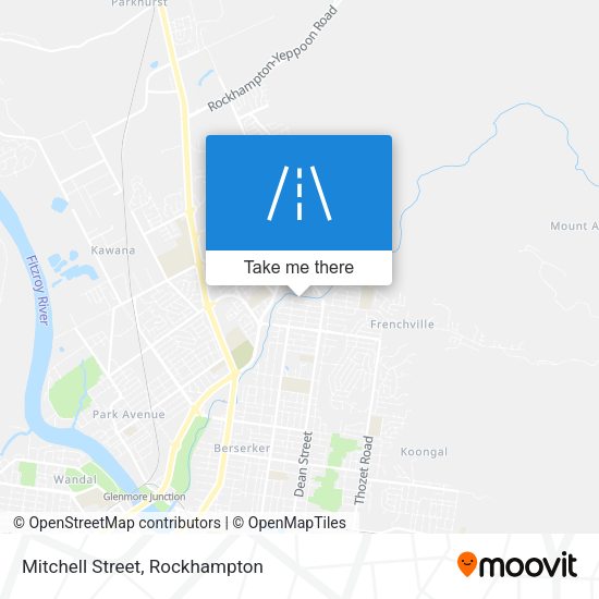 Mitchell Street map