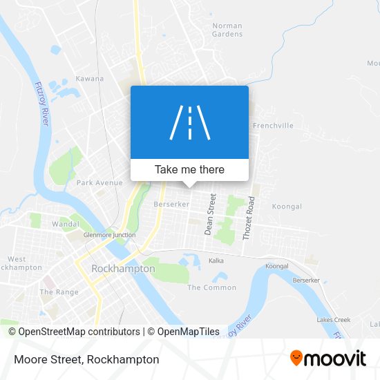 Moore Street map