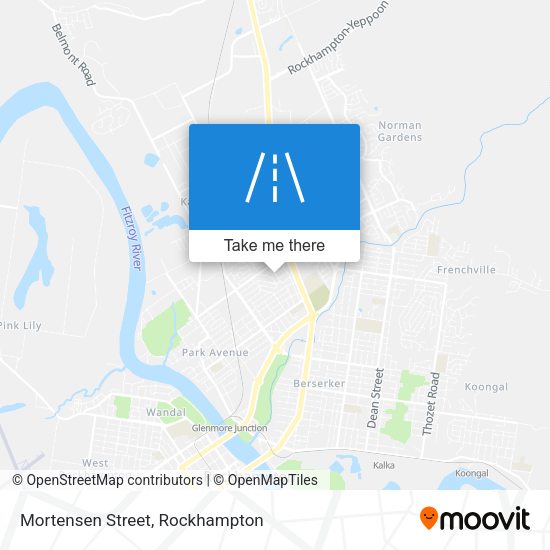 Mortensen Street map